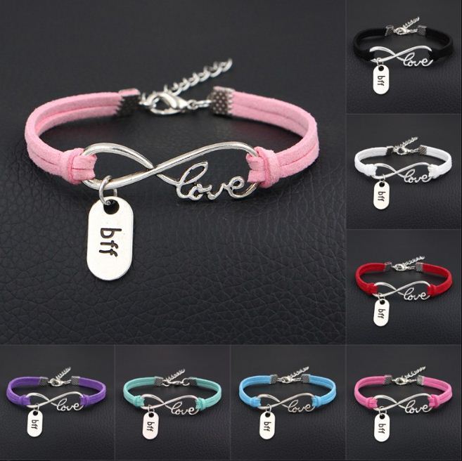 Primary image for [Jewelry] Velvet Suede Best Friend Bracelet for Friendship Gift - More colors
