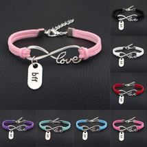 [Jewelry] Velvet Suede Best Friend Bracelet for Friendship Gift - More colors - £6.42 GBP