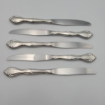 Vintage Oneida ANDRINA Stainless Flatware Lot of 5 Modern Hollow Knives ... - $23.12