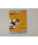RARE AOL 9.0 OPTIMIZED 2003 ORANGE AND SILVER DIAL UP CD 1000 Hours Free - £19.32 GBP