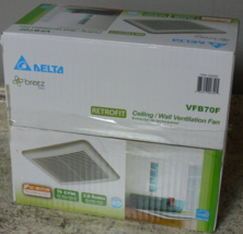 NIOB Delta Breeze Slim Retrofit Ceiling Wall Ventilation Fan VFB70F New - £39.16 GBP