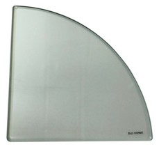 Ginger 0218C-10TSCL Sine Tempered Corner Glass Tray 0218C10TSCL - $33.17