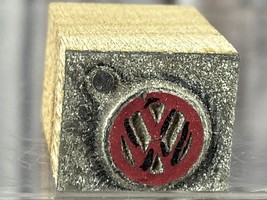 Vintage Printing Press Block - VW - Volkswagen - £22.92 GBP
