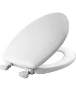 Mayfair Molded Wood Toilet Seat with Easy-Clean &amp; Change Hinges, Elongated, - $34.28