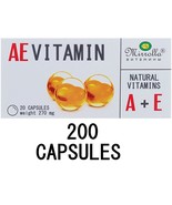 Vitamin AE Capsules 270 mg - 200 pcs. 20 packs of 10 pieces each - $739.52 MXN