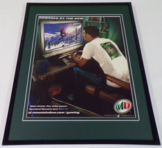 2004 Mountain Dew / Gaming Framed 11x14 ORIGINAL Advertisement  - £27.68 GBP