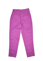 Vintage Gitano Pants Womens 10 Pink High Waist Jeans Slim Fit Tapered - £15.09 GBP