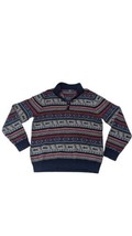 Nwt $150 Vineyard Vines Men&#39;s Classic Fit Holiday Fair Zip Mock Sweater M - £23.79 GBP