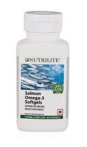 Amway Nutrilite Salmon Omega 3, 60 Softgels (Free shipping worldwide) - $40.43
