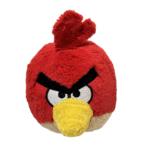 Commonwealth Plush Angry Birds Space Red Stuffed Animal Bird 6&quot; - £13.53 GBP