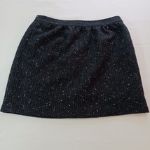 Ann Taylor Loft Petite Women&#39;s Black Wool &amp; Acrylic Mini Skirt Size 8P - €7,70 EUR