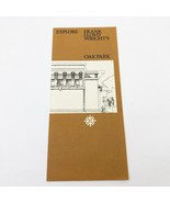 Explore Frank Lloyd Wright&#39;s Oak Park Chicago Brochure 1982 - $129.72 MXN