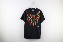 Vtg 90s Streetwear Mens Medium Necklace Chili Peppers Short Sleeve T-Shi... - $726.74 MXN