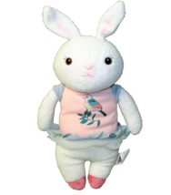 12&quot; Metoo Tiramitu Bunny Girl Plush Stuffed Animal Rabbit With Pink Blue Dress - £12.87 GBP
