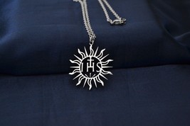 Pendant Ihs Bright With Raggi. Symbol Beneficial Bearer Of Energy Of Light - £14.75 GBP