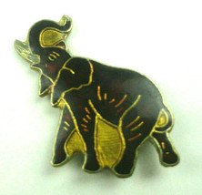 Vintage Elephant Enamel Pin Lapel Hat Tie Tac Pakaderm  - $4.17