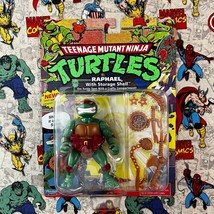 Playmates 2022 Teenage Mutant Ninja Turtles Raphael with Storage Shell NIP MIB - £11.74 GBP