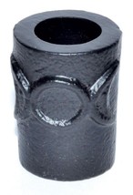 1.25 Inch Tall Triple Moon Black Cast Iron Chime Candle Holder! - $3.91