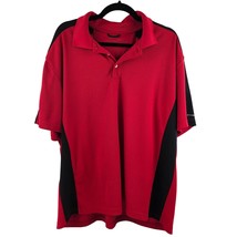 Chaps 78 Mens Polo Shirt Size XXL Red Black Short Sleeve Stay Dry Golf S... - £12.45 GBP
