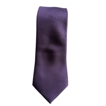 Egara Tie 100% Silk Necktie Purple Herringbone - $16.94