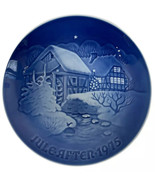VTG ‘75 Copenhagen BING &amp; GRONDAHL Christmas Plate AT THE OLD WATER MILL... - $24.55