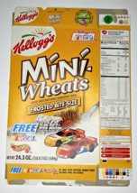 2001 Empty Mini-Wheats NASCAR Offer 24.3OZ Cereal Box SKU U200/315 - £15.13 GBP