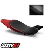 Suzuki SV650 Seat Cover 2016-2022 2023 2024 2025 Luimoto Red Black Carbo... - $223.06 CAD