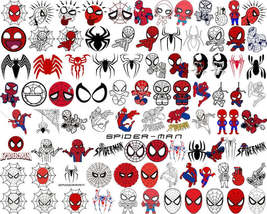 Spiderman Digital Mega 90 SVG bundle files - £1.97 GBP