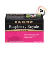 3x Boxes Bigelow Raspberry Royale Black Tea | 20 Pouches Per Box | 1.18oz - €17,34 EUR