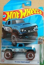 Hot Wheels &#39;70 Dodge Power Wagon 161/250 Blue 2/5 MUD STUDS - £5.88 GBP