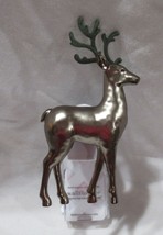 Bath &amp; Body Works Wallflower Fragrance Plug Bronzed HOLIDAY BUCK Deer w/ antlers - £26.22 GBP