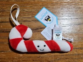 NWT Jellycat Festive Folly Candy Cane Plush Decoration Ornament New - $34.60