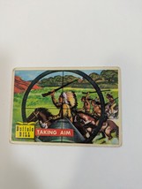 1956 Topps Gum WESTERN ROUND-UP -#28 Buffalo Bill &quot;Taking Aim&quot; - $113.07 MXN