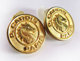Vintage P. Cardin Paris Pierre Cardin Horse Head Cuff Buttons Cufflinks - £10.11 GBP