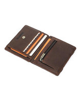 Genuine Leather RFID-Blocking Card Holder Wallet – Slim &amp; Secure Design - $41.99+