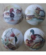 Cabinet Knobs Game Birds Duck Woodduck Duck Mallard Bird (4) Pretty - $27.16 CAD