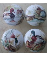 Cabinet Knobs Game Birds Duck Woodduck Duck Mallard Bird (4) Pretty - £15.50 GBP