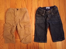Lot Of 2 Boys  Size 6 Months  Pants Baby Gap and Oshkosh Winter Fall Pre-owned - £9.46 GBP