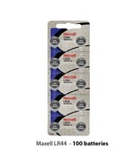 Maxell LR44 Alkaline 1.5 Volt Battery Hologram (100 Batteries) L1154 AG1... - $60.99