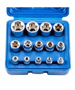 Female E Torx Socket Set 3/8 1/2 1/4 Drive E4 - E24 External Torque Star... - $23.99