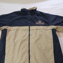 North End CORINTHIAN Men's Beige & Black Full Zip Windbreaker Jacket Size Medium image 8