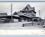 Ferrovia Terminal Stazione Depot Springfield Ma 1905 Udb Cartolina N13 - $5.08