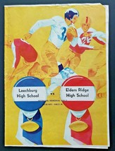 1952 Leechburg PA vs Elder Ridge PA High School Souvenir Football Program S49 - £9.37 GBP
