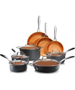 Cryptex 14 Pc Ceramic Cookware Set Nonstick, Copper Pots and Pans Set Non Stick - $189.99