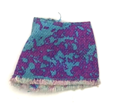Monster High Doll Abbey Bominable Replacement Skirt Blue &amp; Purple - $4.20