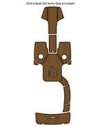 2014 Cobalt 242 Swim Platform Cockpit Pad Boat EVA Foam Faux Teak Deck F... - $1,229.56 CAD