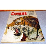 Cavalier Men&#39;s Action Adventure Magazine January 1958 Faucett Publication - $242.75 MXN