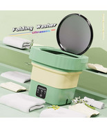 Compact Foldable Washing Machine for Travelers and Small Spaces - £92.03 GBP+