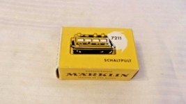 HO Scale Märklin #7211 Control Panel Box, Schakelbord, Yellow Box BNOS - £15.98 GBP