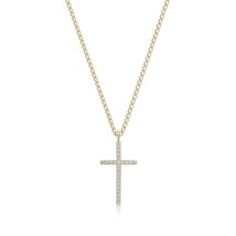 Eklexic Women's Cz Cross Pendant Necklace Size One Size - €93,22 EUR